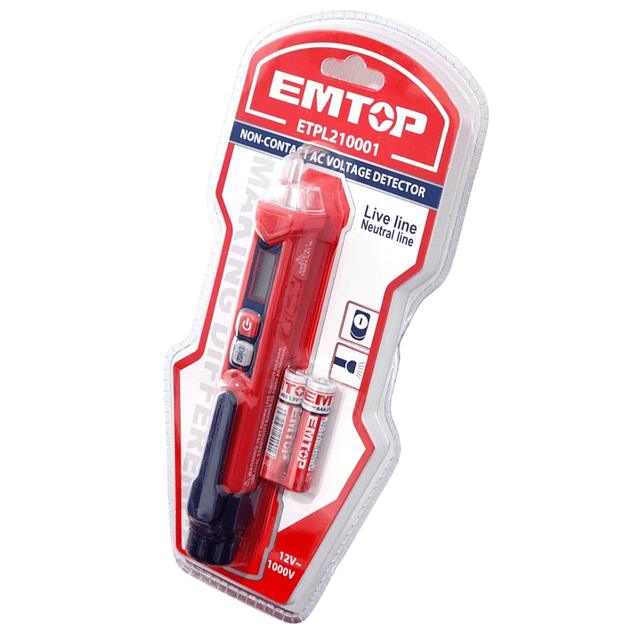 Detector de voltaje AC sin contacto EMTOP ETPL210001 6