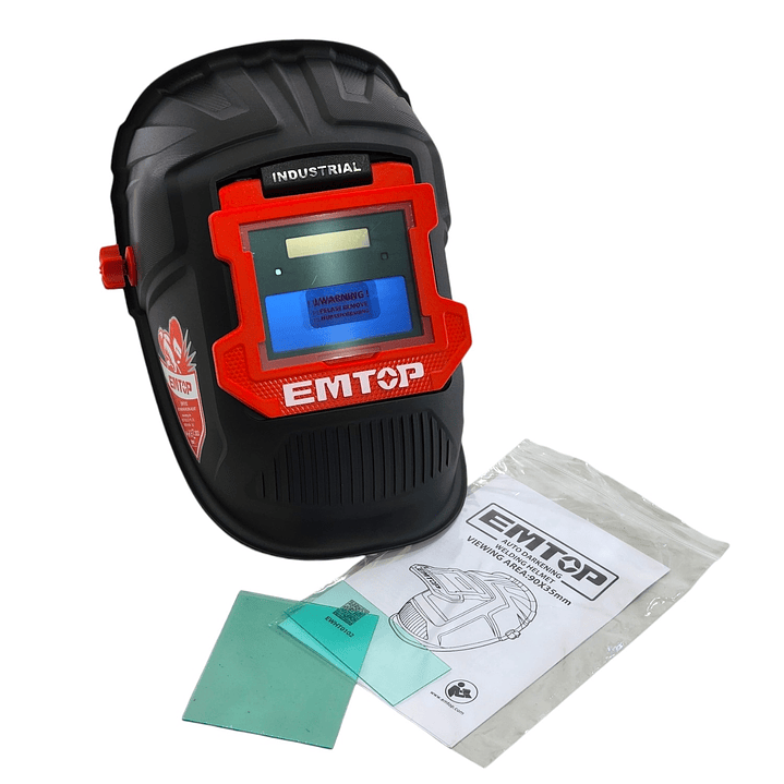 Mascara Casco Soldar Oscurecimiento Automático 90x35mm Emtop 9