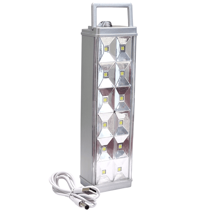Lámpara De Emergencia 12 Led 3w Macrotel MS3305H 6