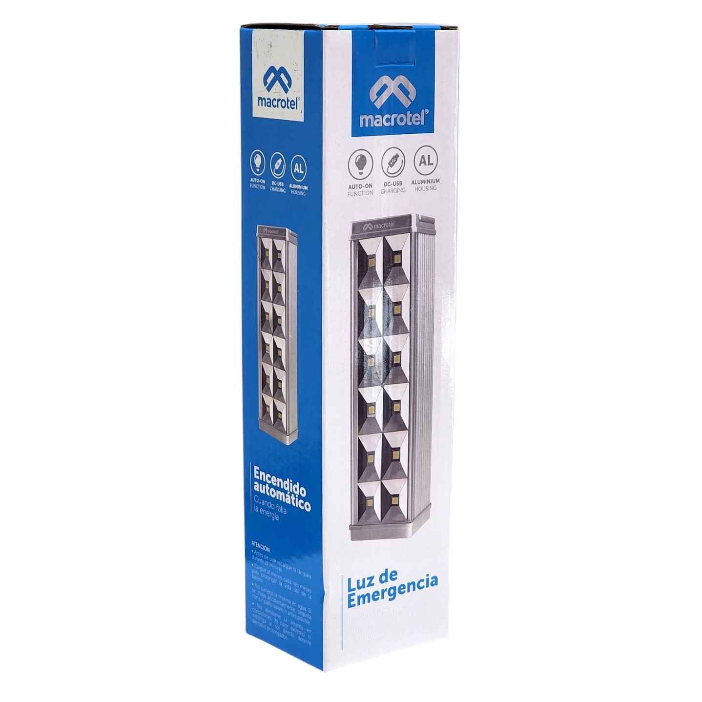 Lámpara De Emergencia 12 Led 3w Macrotel MS3305H 7