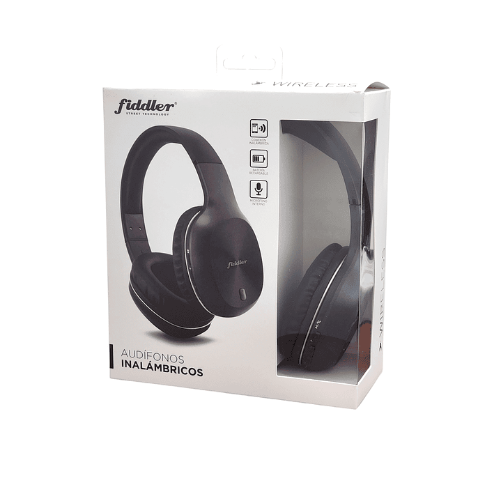 Audífonos Bluetooth On-Ear Fiddler con Manos Libres Negro 7