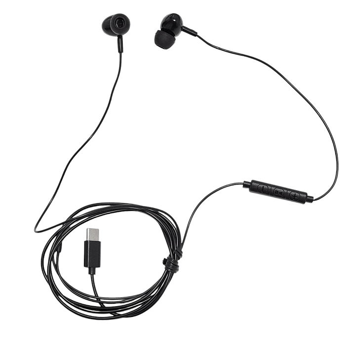 Audifonos In- Ear Stereo Cable Tipo C con Micrófono Fiddler 4