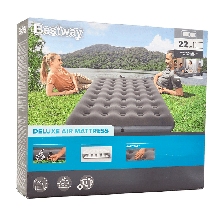 Colchón Inflable Doble 2 plaza 1.91m Bestway 671FF 5