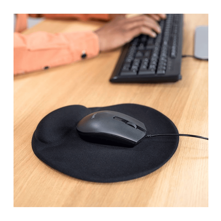 Mouse Óptico Con Cable USB Ambidiestro Basi Trust Negro 4