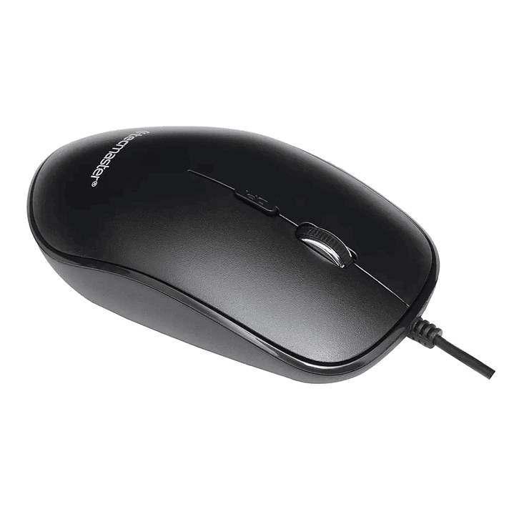 Mouse Óptico con Cable USB 1600 dpi Tecmaster Negro 2