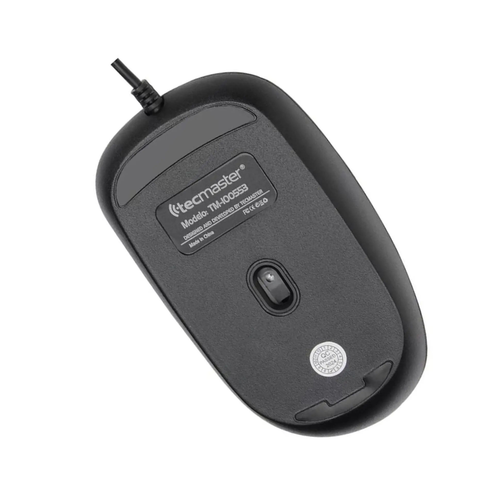 Mouse Óptico con Cable USB 1600 dpi Tecmaster Negro 3