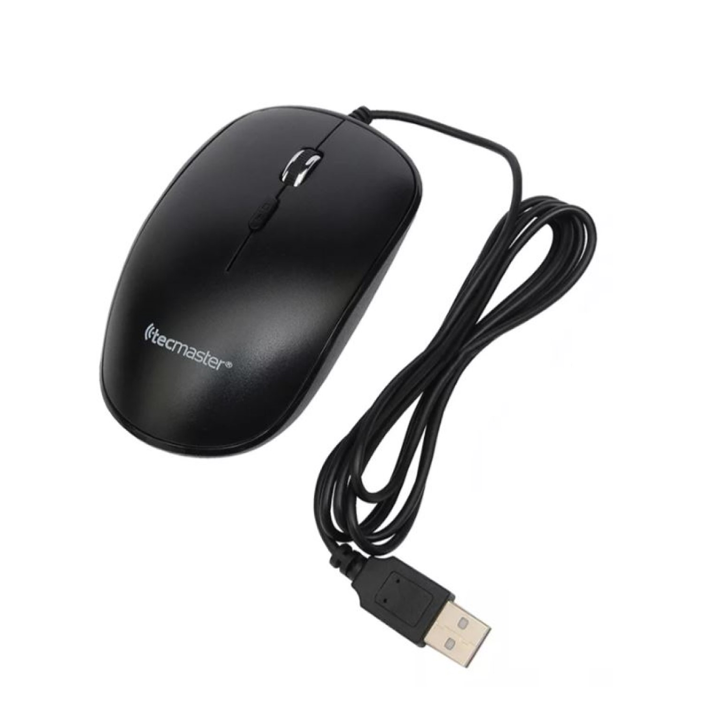 Mouse Óptico con Cable USB 1600 dpi Tecmaster Negro 4