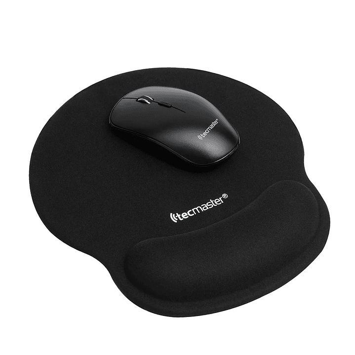 Mousepad Gel Ergonómico TM-100557 Tecmaster Negro 2