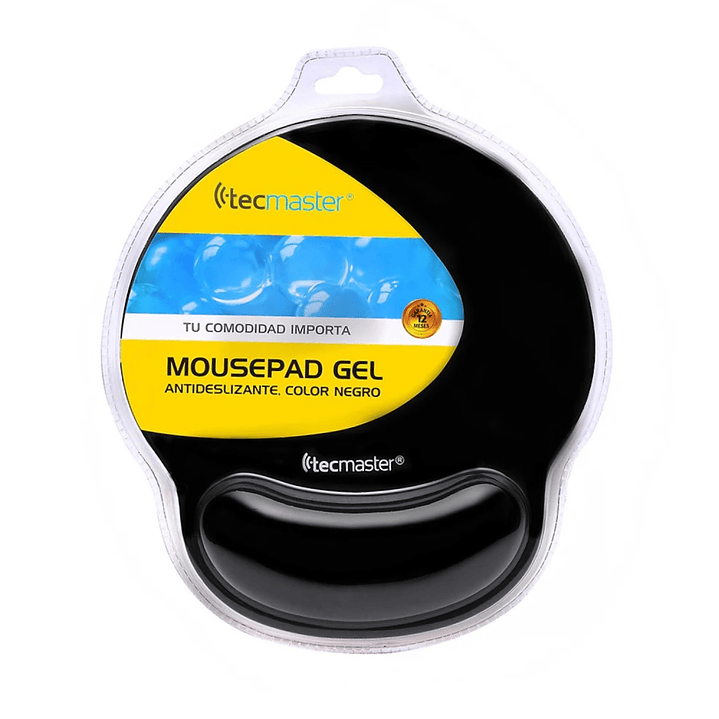 Mousepad Gel Ergonómico TM-100557 Tecmaster Negro 5