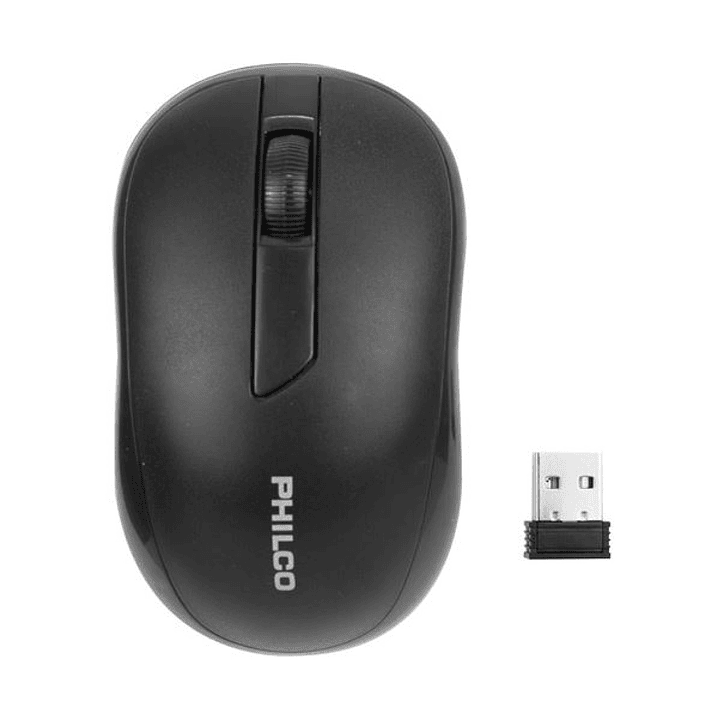 Mouse óptico Inalámbrico 210wn Negro Philco 1