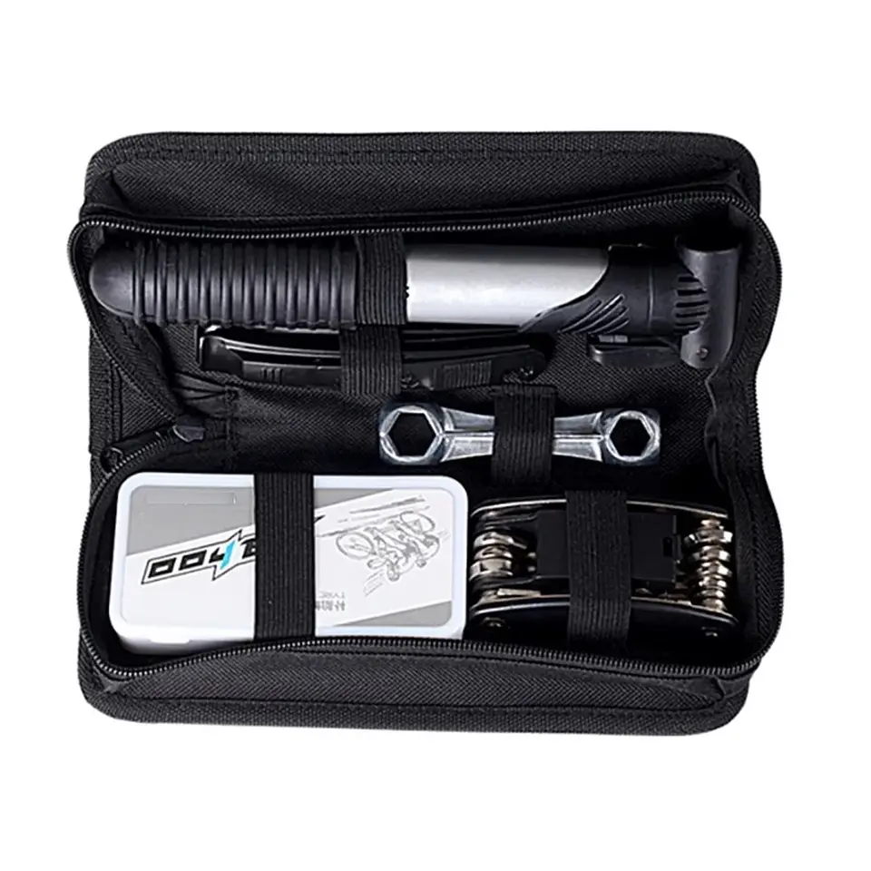 Kit Herramientas Bicicleta Completo Llave Y Parche 06031 2