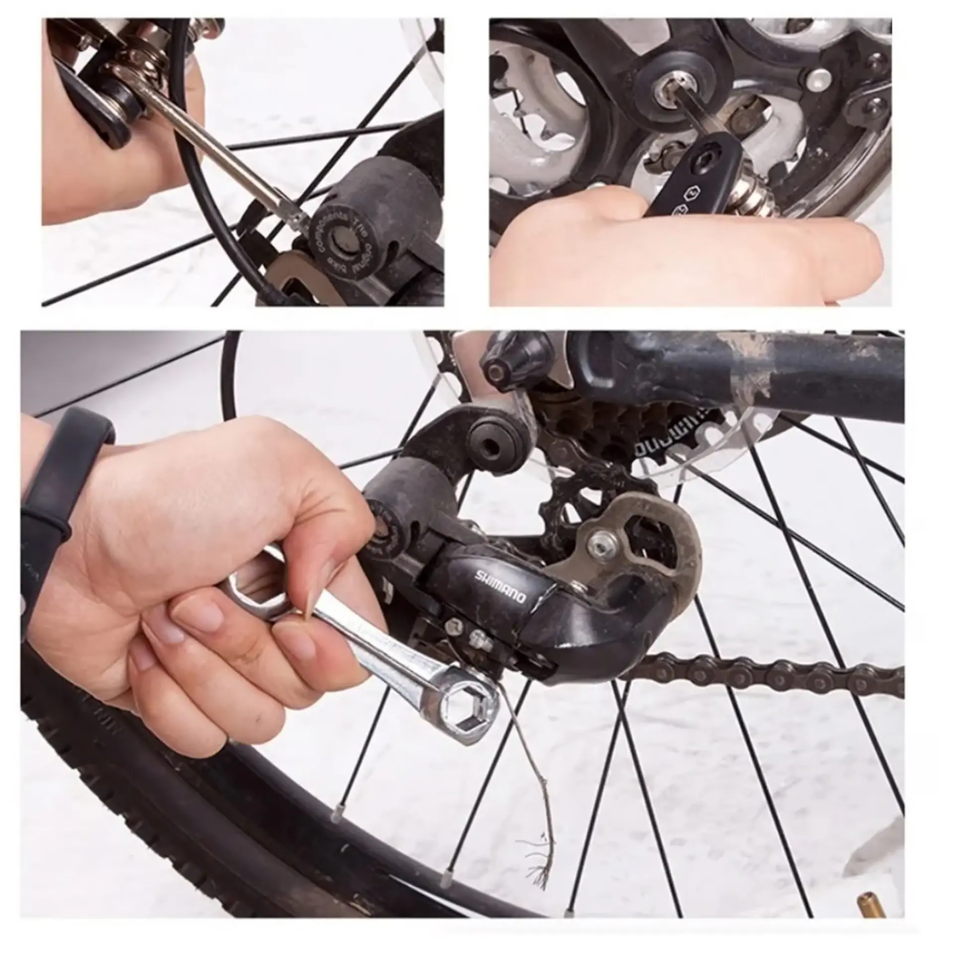 Kit Herramientas Bicicleta Completo Llave Y Parche 06031 5