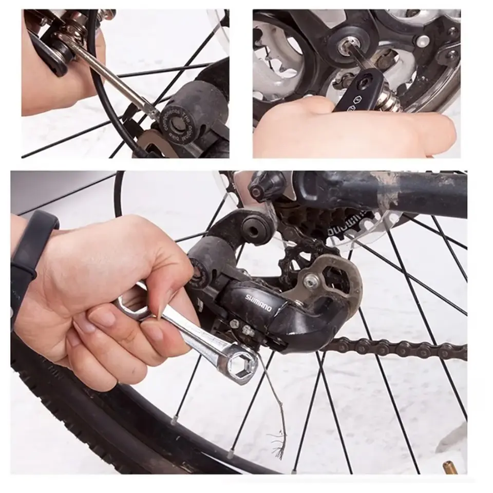 Kit Herramientas Bicicleta Completo Llave Y Parche 06031 5