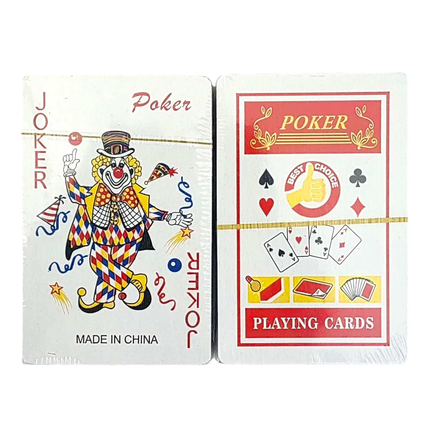Set 2 Juegos de Cartas Póker y Naipes Clásico 11230 1