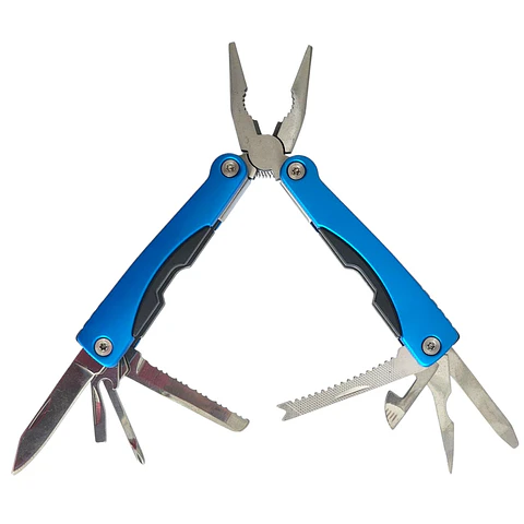 Alicate de Bolsillo Multiherramienta 9 en 1 Azul 13043