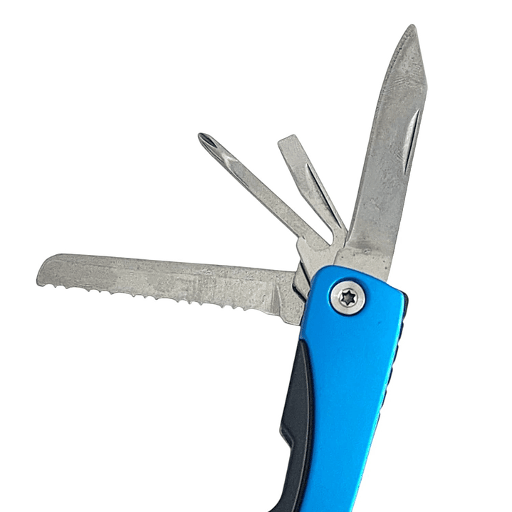 Alicate de Bolsillo Multiherramienta 9 en 1 Azul 13043 4