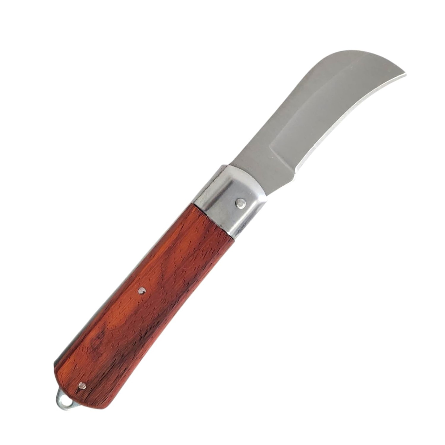 Cuchillo Navaja Cortapluma Curvo Mango Madera 13058 1
