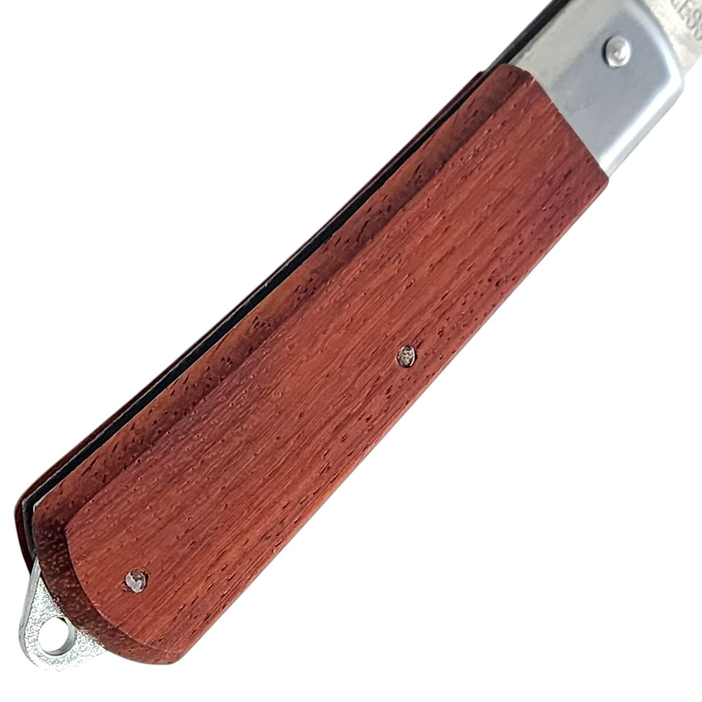 Cuchillo Navaja Cortapluma Curvo Mango Madera 13058 5