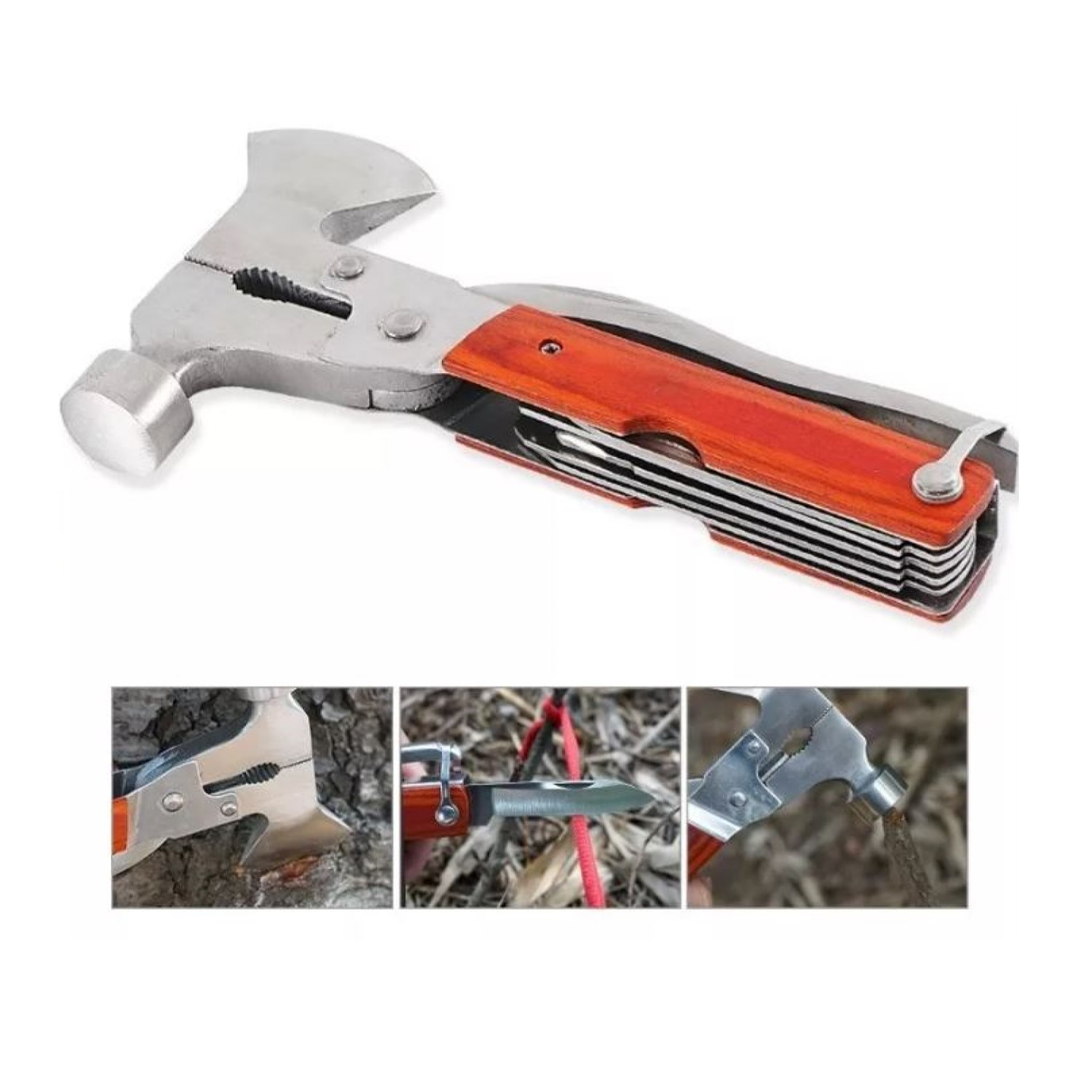 Martillo Alicate Hacha Herramienta Multifuncional 13356 5