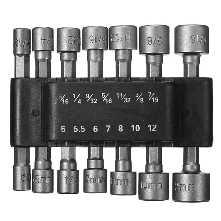 Set 14 Pzas Llave Adaptadora Hexagonal 13472 7