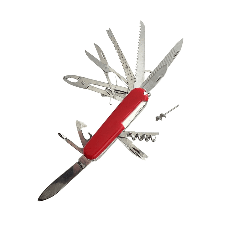Navaja Multiusos Color Rojo 15 en 1 para Camping 13506 1