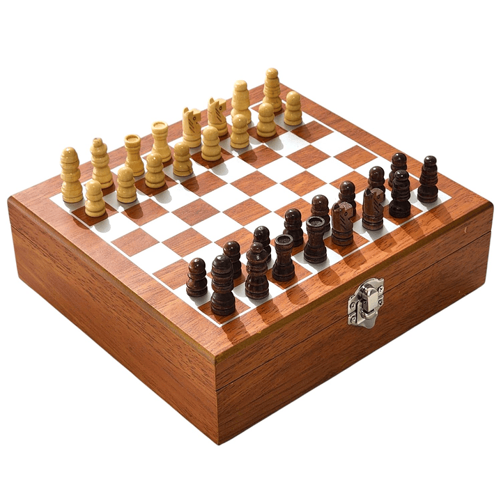 Set Juego de Ajedrez Con Petaca 8oz y 3 Accesorios 14145 5