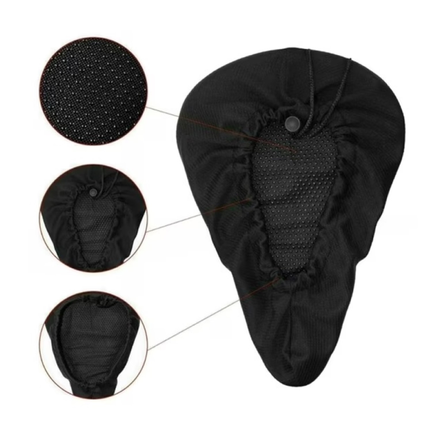 Cubre Asiento Sillín Universal Acolchado Bicicleta 14877 6