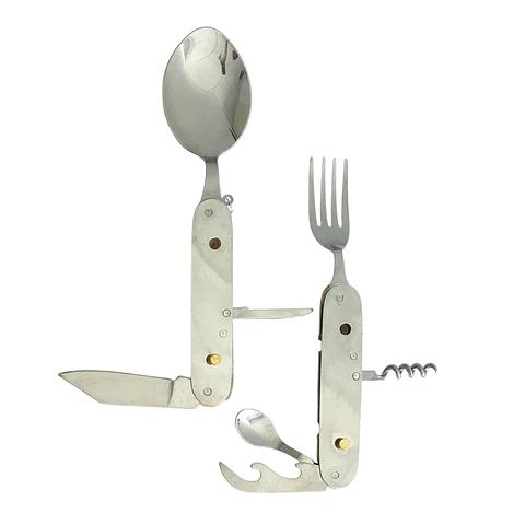 Set de Cubiertos Separables para Camping 7 Funciones 16373