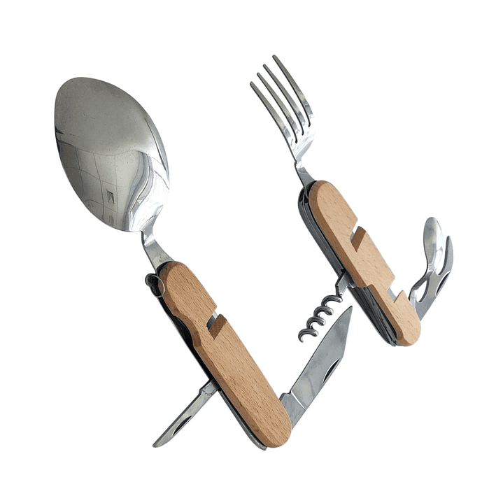 Set de Cubiertos Separables para Camping 7 Funciones 16373 4