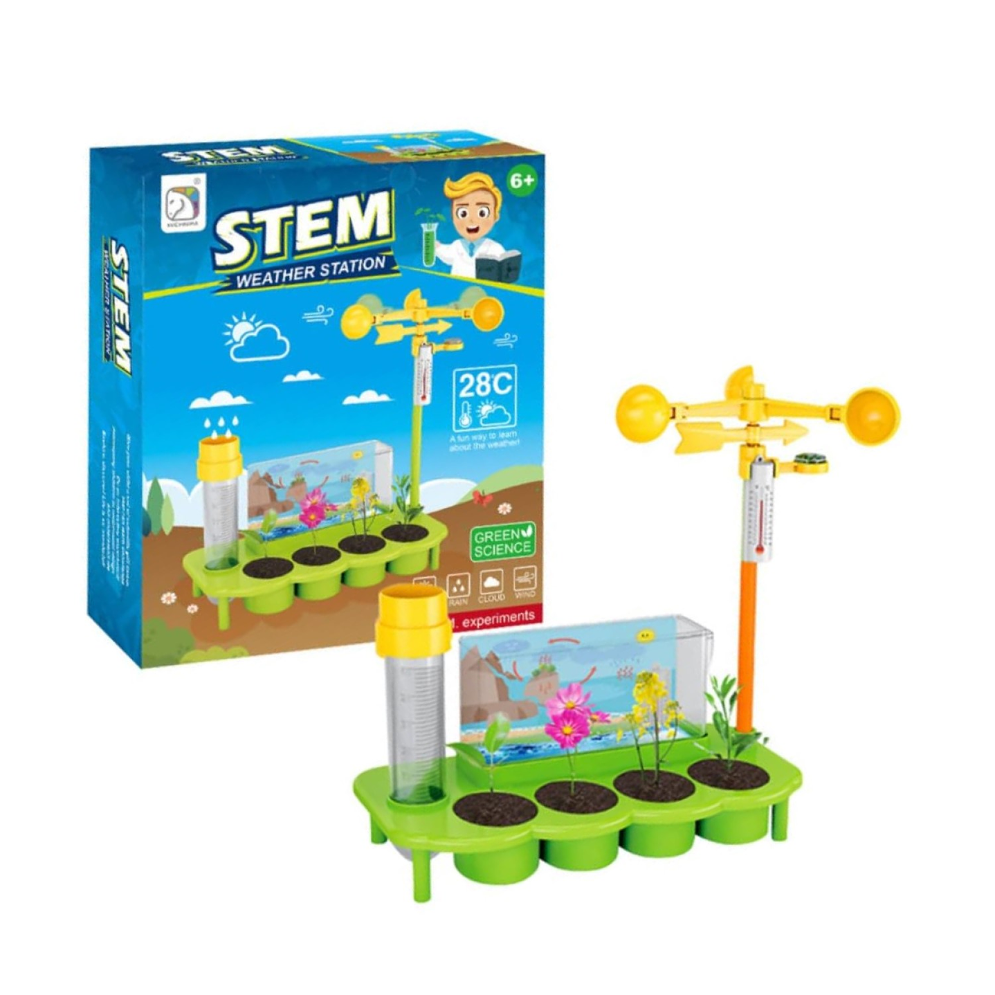 Kit de Juguetes Ciencia STEM Estación Meteorológica 50569 1