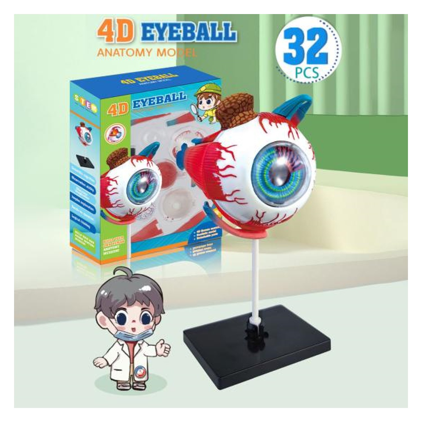 Ojo 4d Rompecabeza Puzzle Armar Didáctico Educativo 55514 4