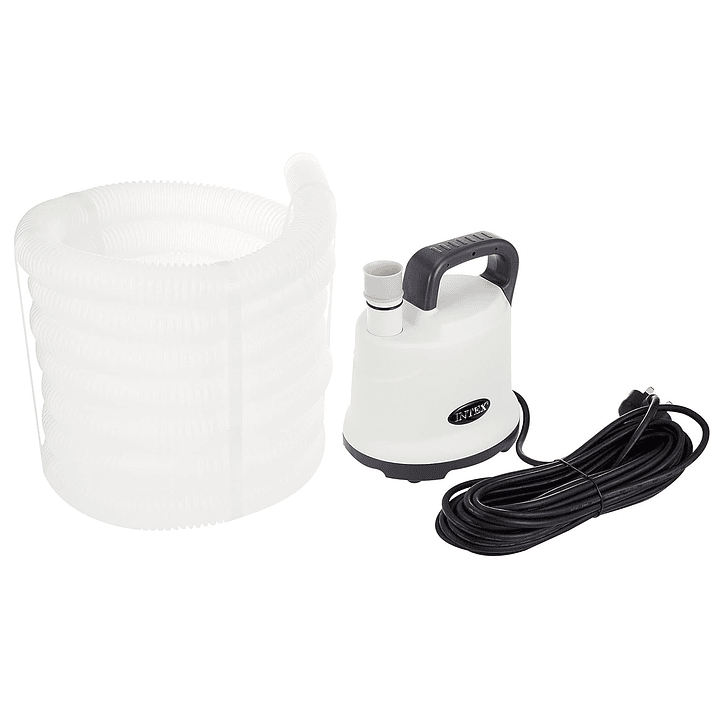 Bomba Vaciado Drenaje de Piscina Manguera 5m Intex 28606 2