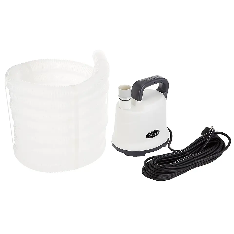 Bomba Vaciado Drenaje de Piscina Manguera 5m Intex 28606 2