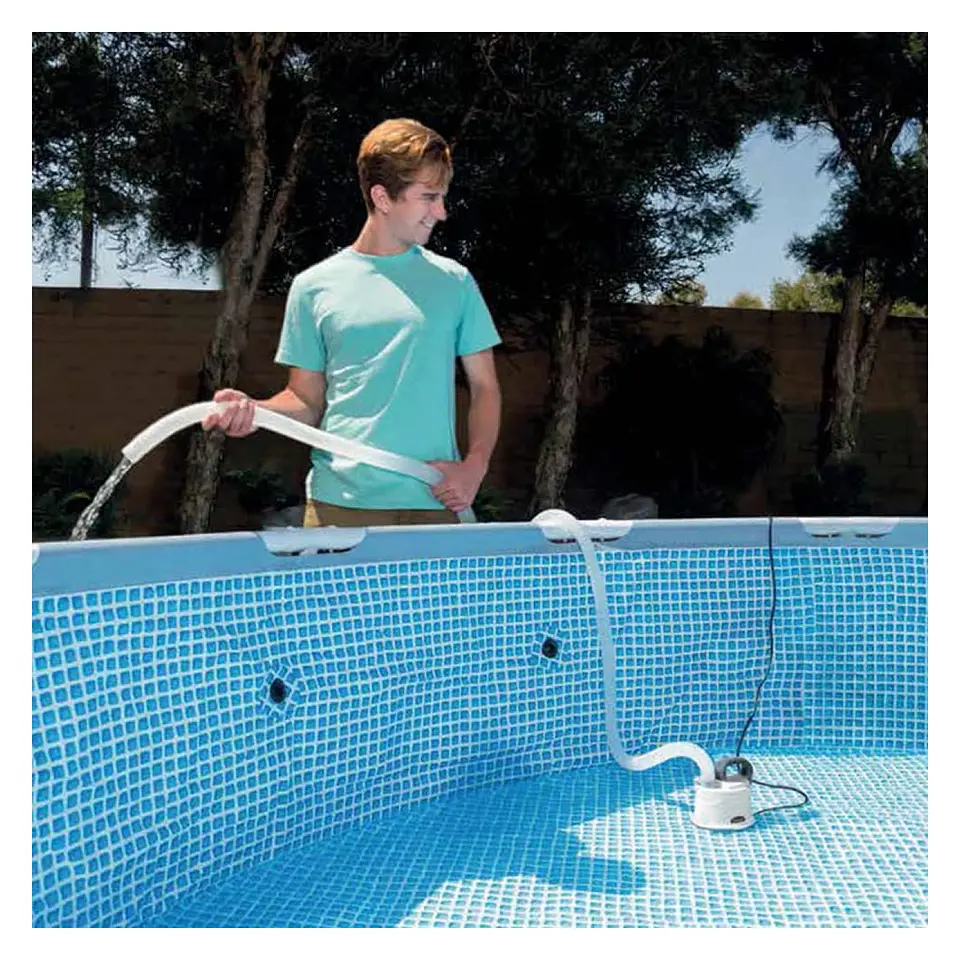 Bomba Vaciado Drenaje de Piscina Manguera 5m Intex 28606 3