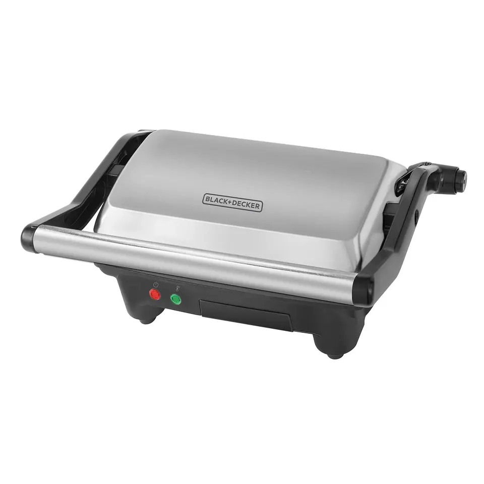 Panini Black + Decker 900W Placas Antiadherentes GR2976-CL 1