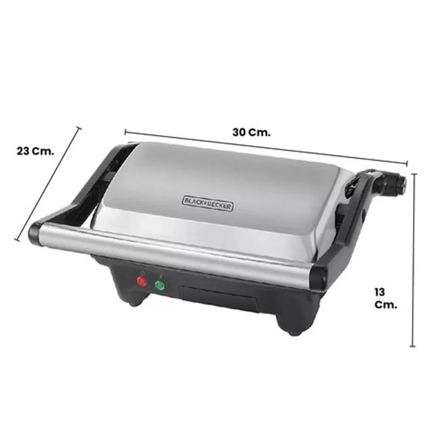 Panini Black + Decker 900W Placas Antiadherentes GR2976-CL 4
