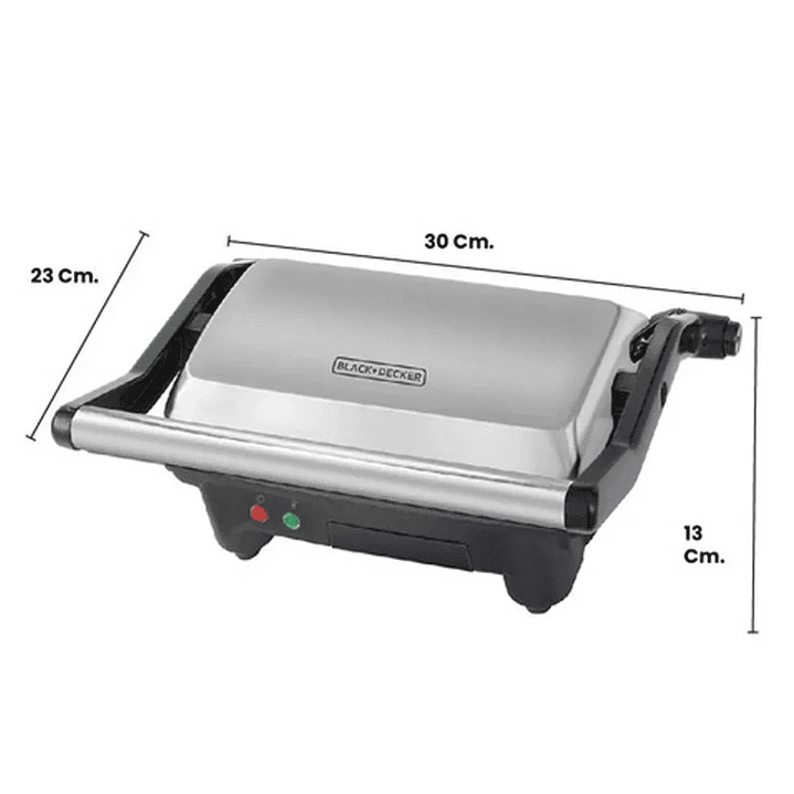 Panini Black + Decker 900W Placas Antiadherentes GR2976-CL 4