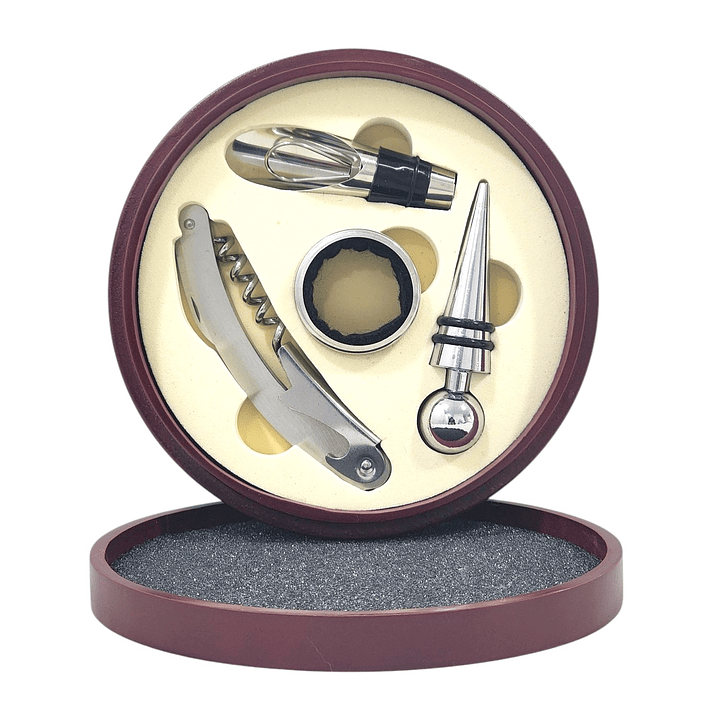 Set sacacorcho 4 Pz en caja de Madera 14140 2