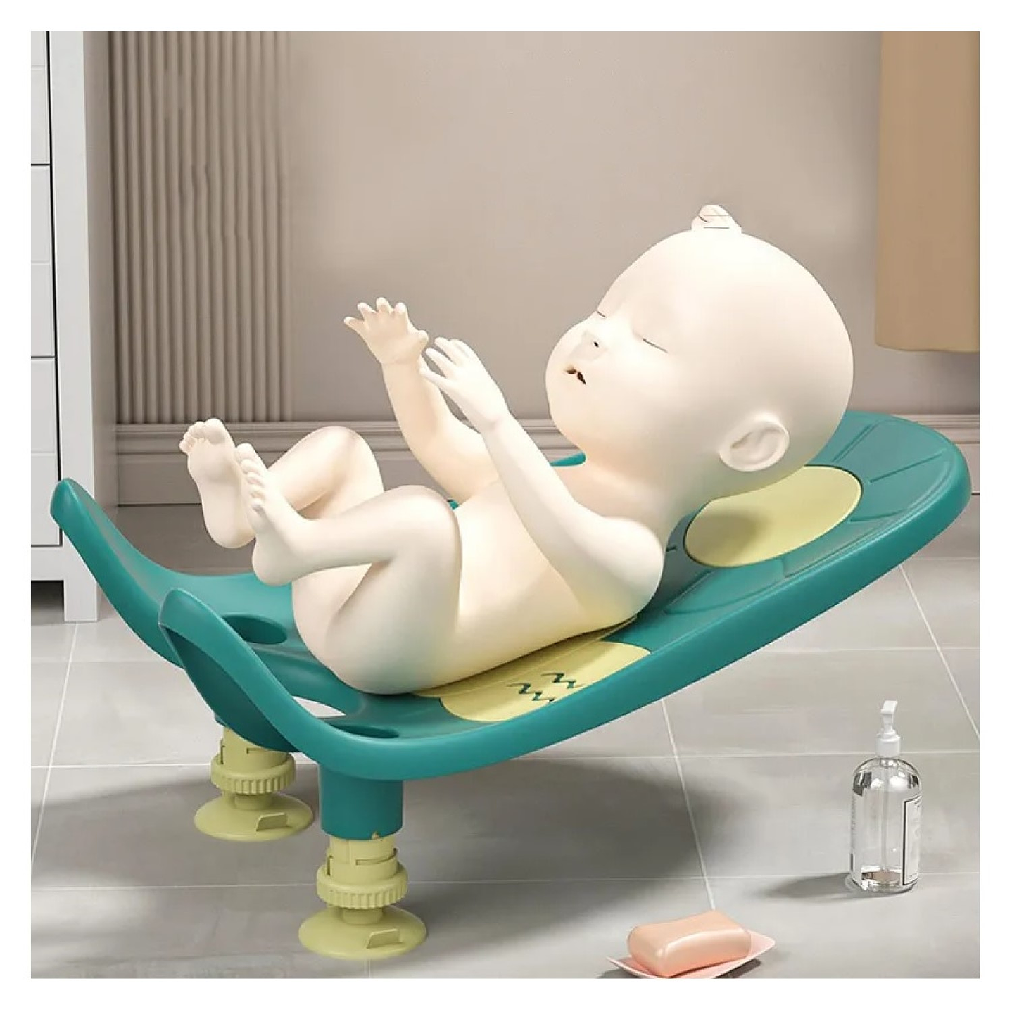 Soporte de baño para bañera de bebé Antideslizante 16177 8