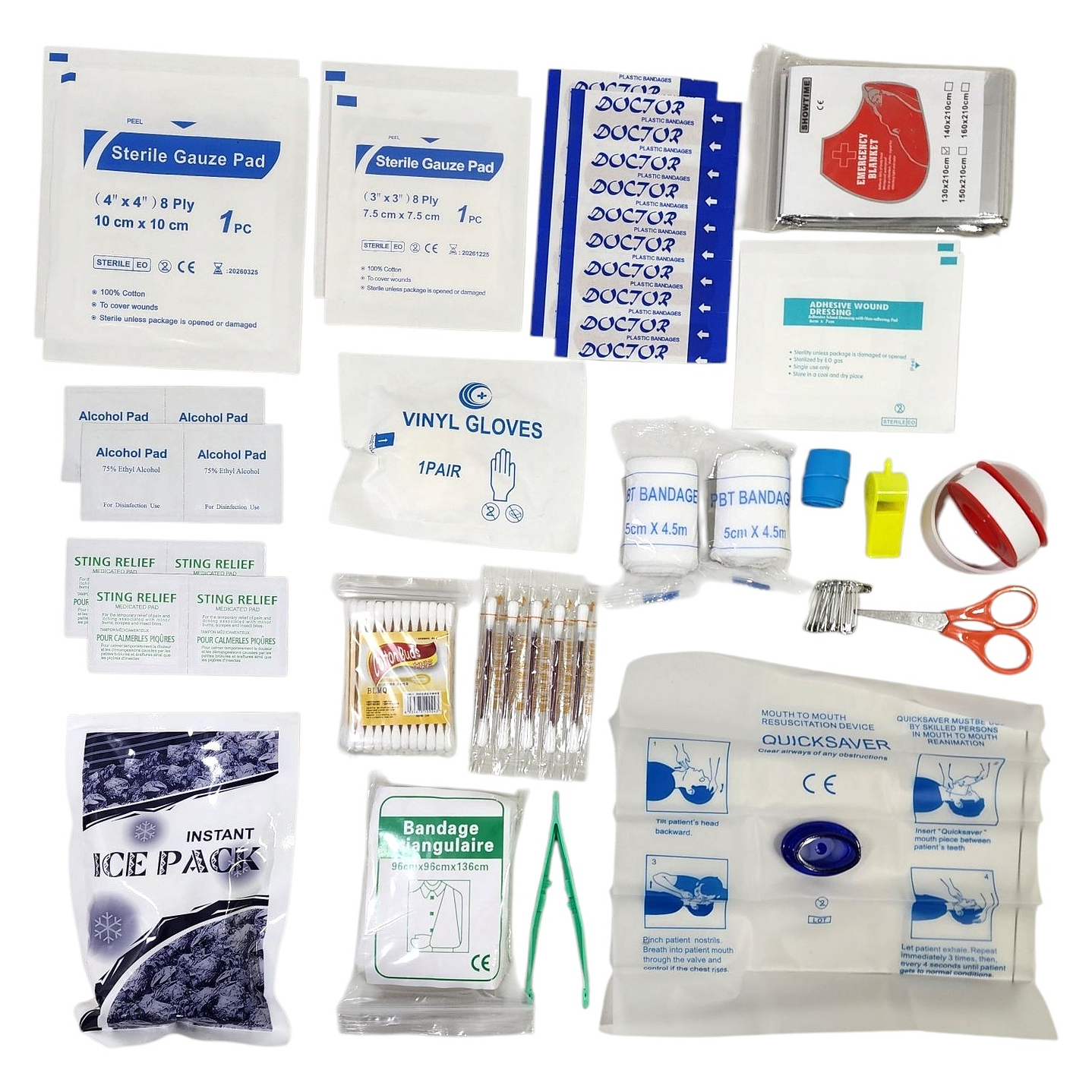 Bolso Botiquín de Primeros Auxilios + Insumos 16484 2