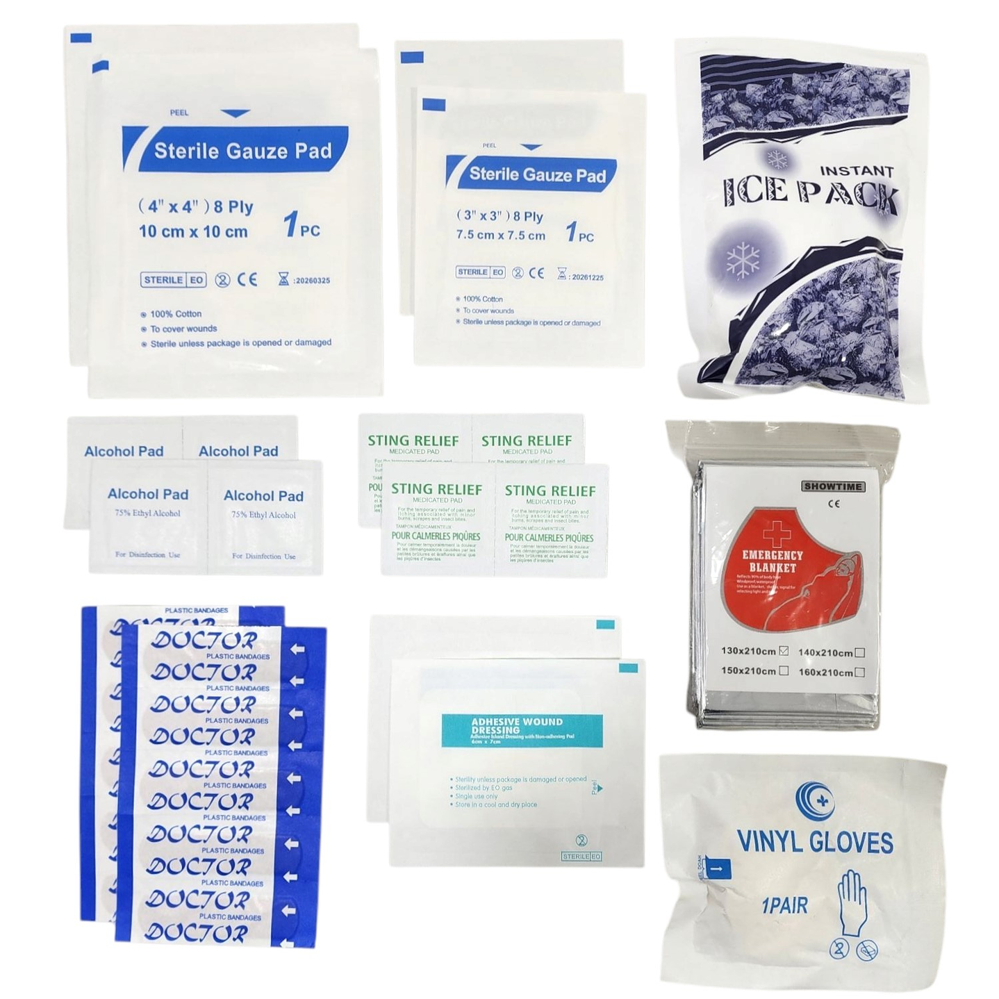 Bolso Botiquín de Primeros Auxilios + Insumos 16484 3