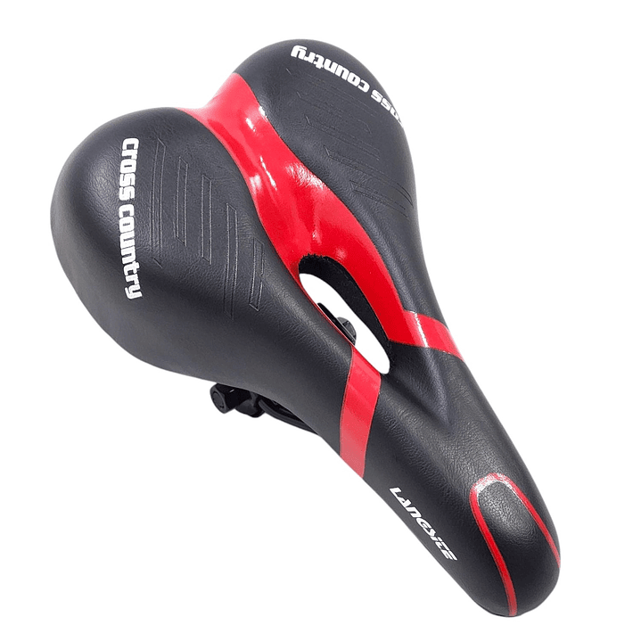 Silla Sillín Bicicleta anti prostático Universal Rojo 18221 1