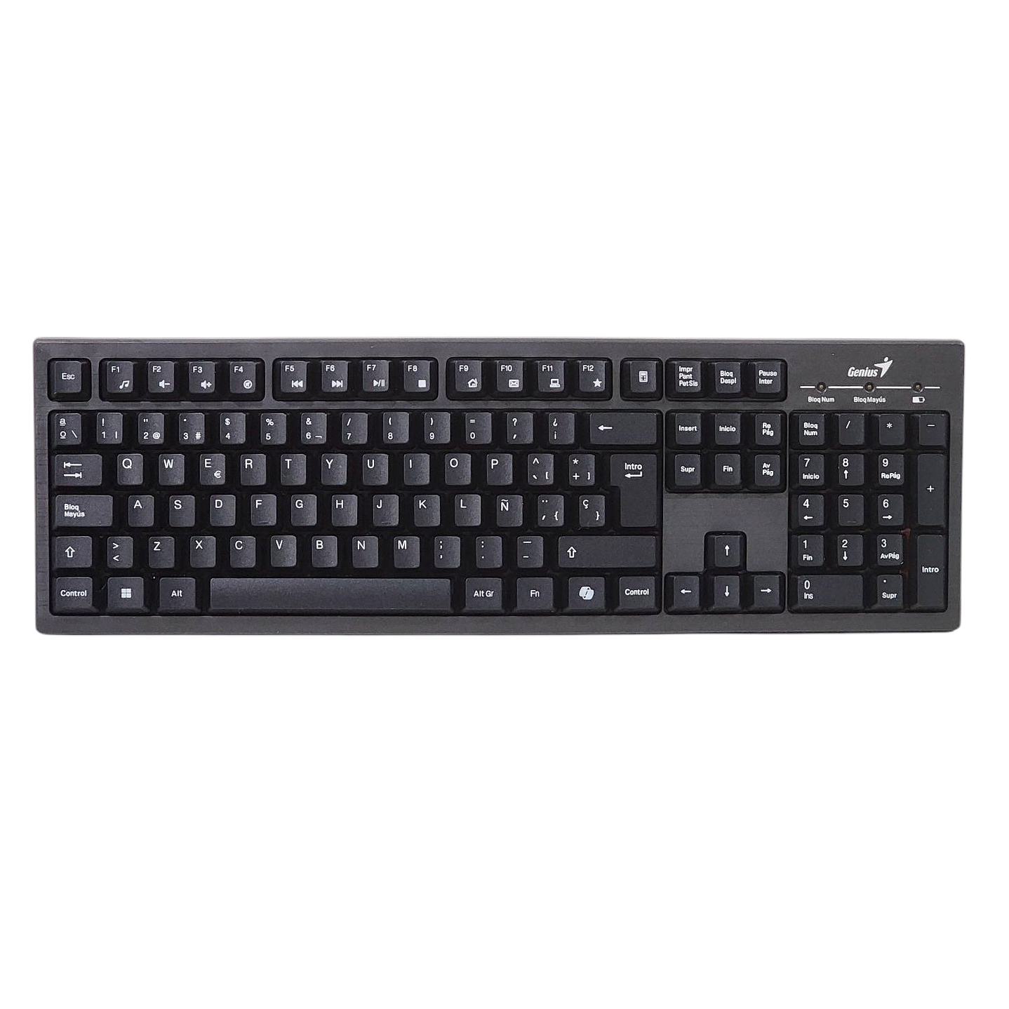 Kit Teclado y Mouse Inalámbrico KM-8101 Negro Genius 2