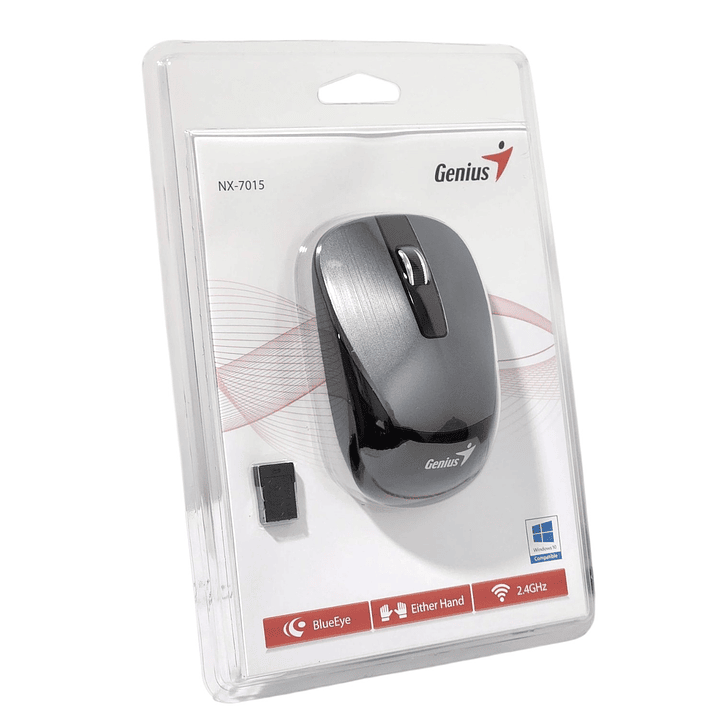 Mouse Inalámbrico Gris NX-7015 Genius  4