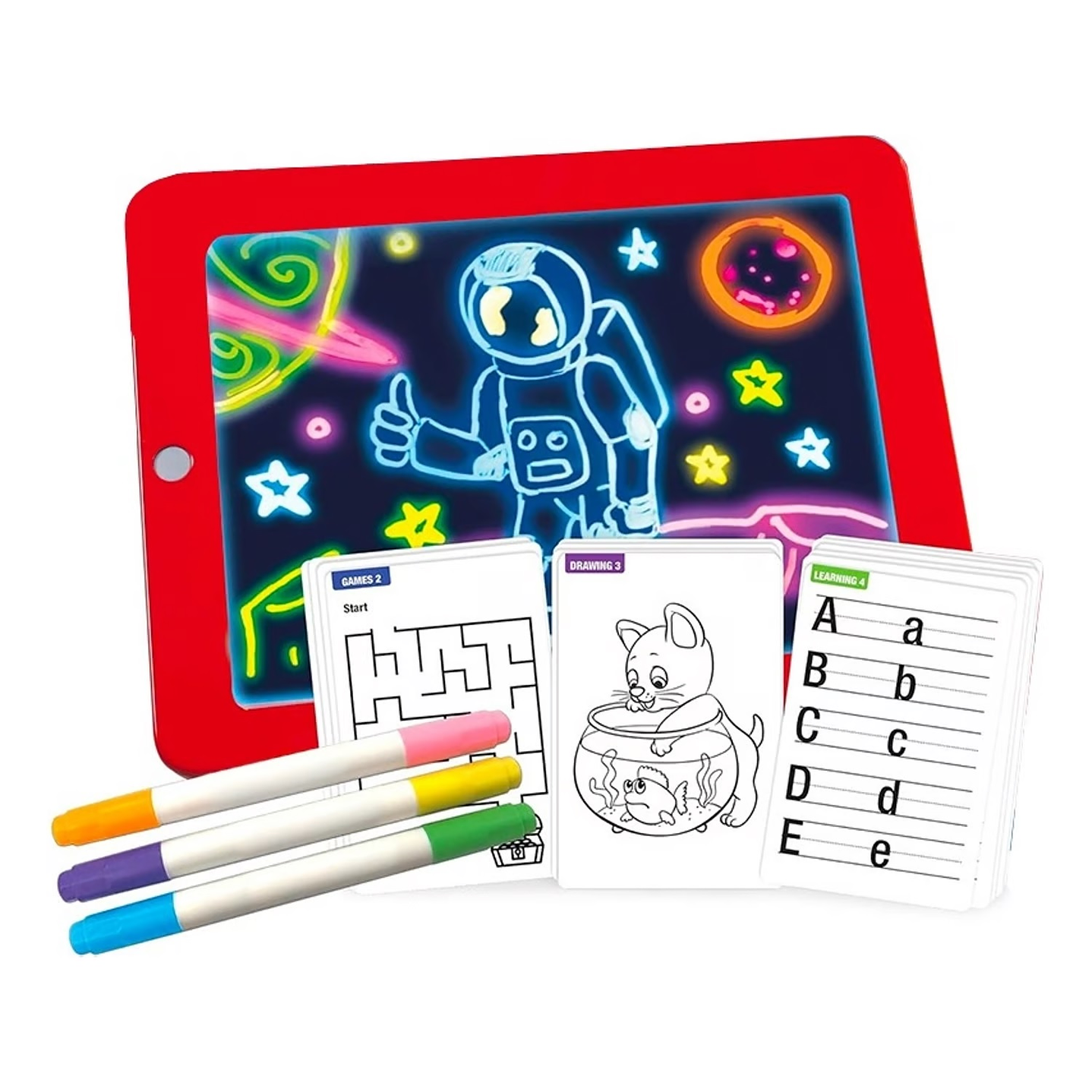 Pizarrón Mágico Deluxe Para Niños Juguete Didáctico 16352 1