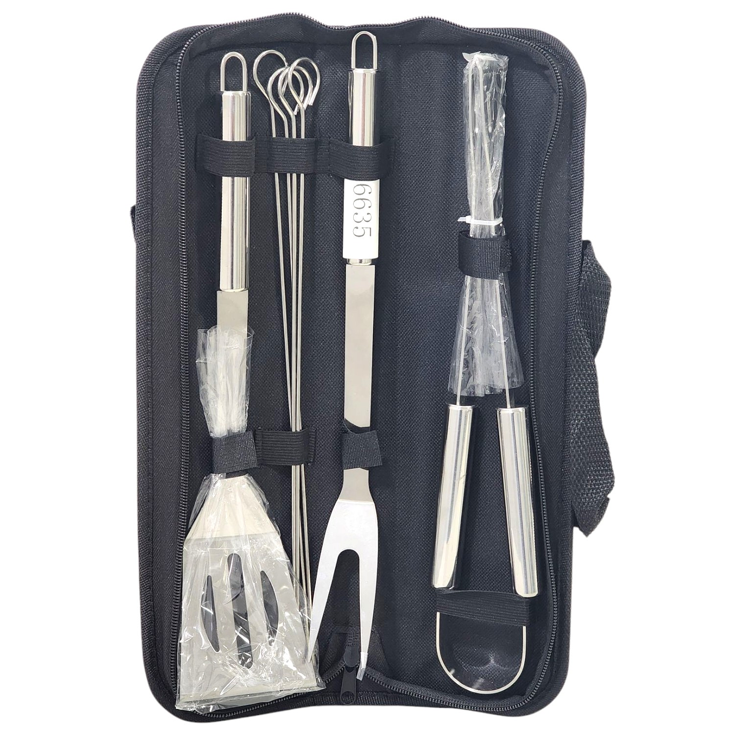 Set Parrillero Portátil 7 piezas con Estuche de Lona 16635 1