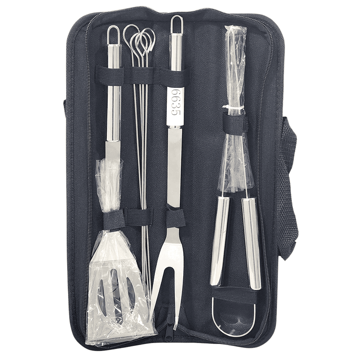 Set Parrillero Portátil 7 piezas con Estuche de Lona 16635 1