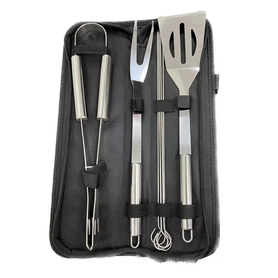 Set Parrillero Portátil 7 piezas con Estuche de Lona 16635 2