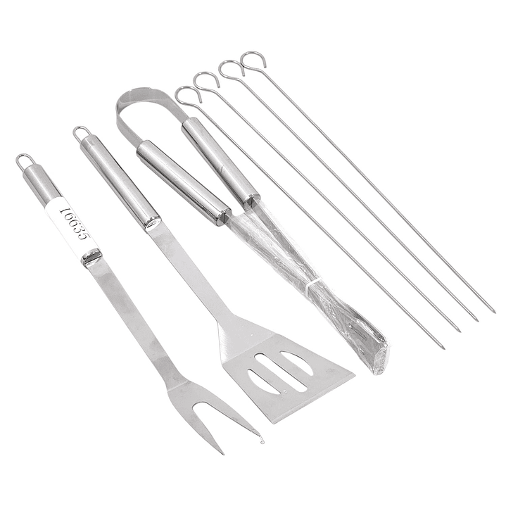 Set Parrillero Portátil 7 piezas con Estuche de Lona 16635 3