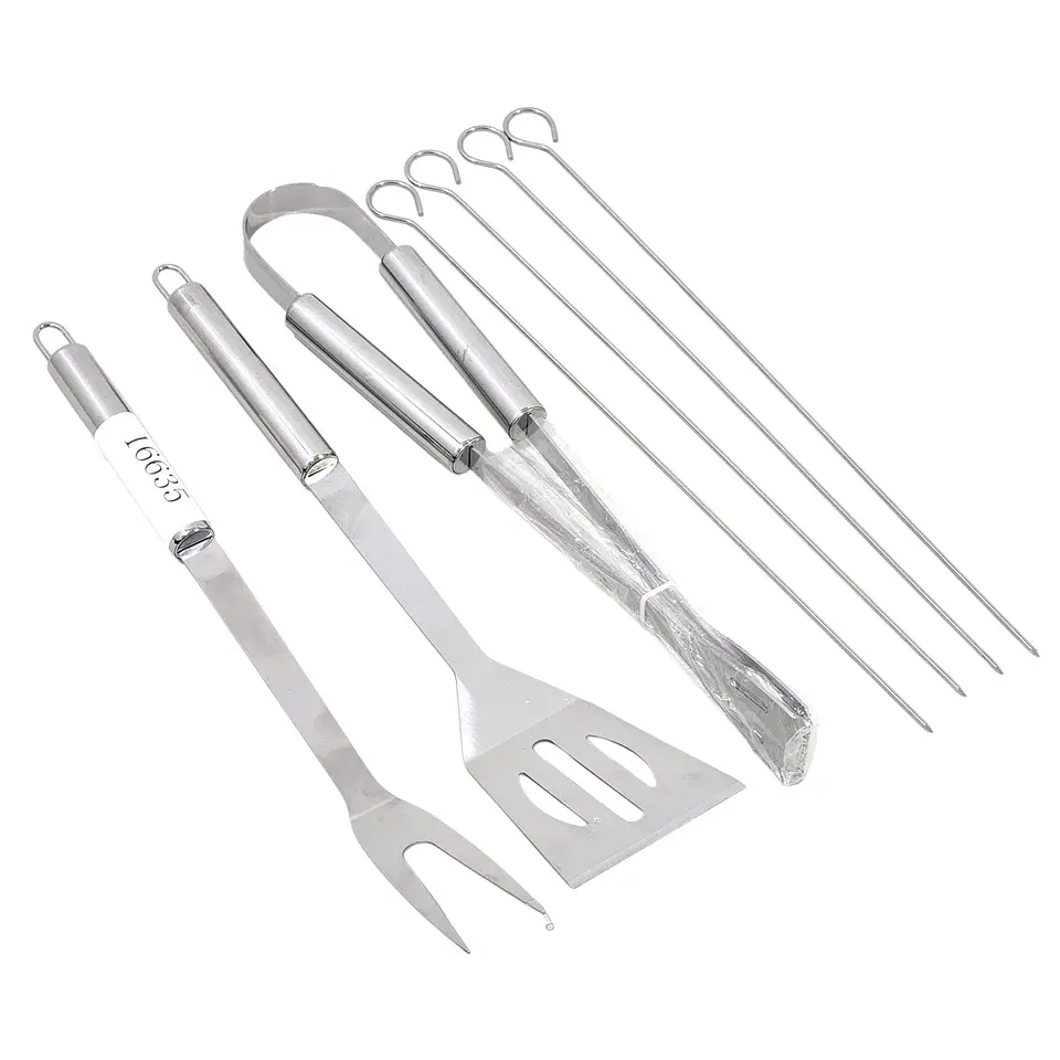 Set Parrillero Portátil 7 piezas con Estuche de Lona 16635 3